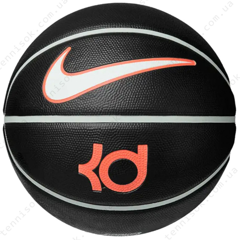 М'яч баскетбольний Nike KD Playground 8p Durant Black/Barely Green/Turf Orange/Barely Green