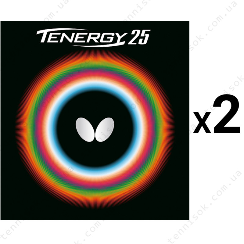 комплект накладок Butterfly Tenergy 25 x2