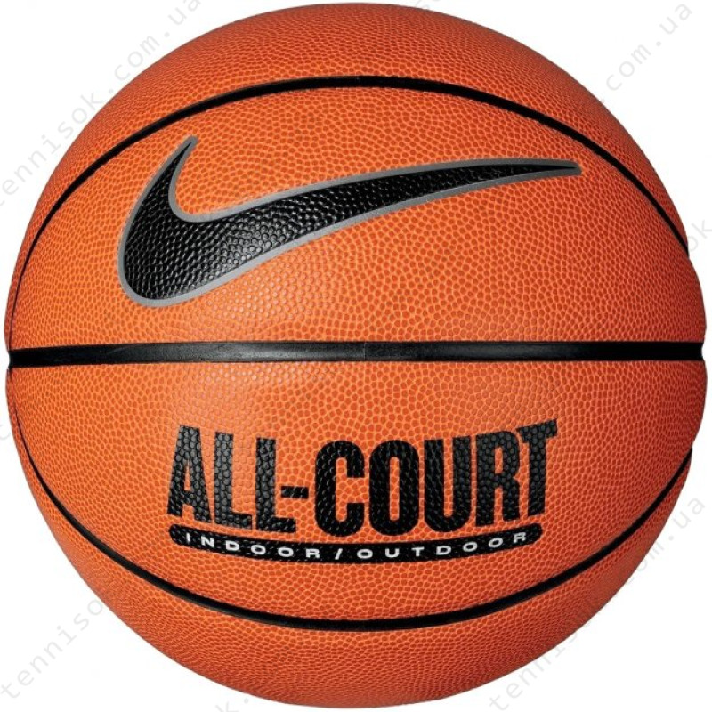 М'яч баскетбольний Nike Everyday All Court 8P Deflated Amber/Black/Metallic Silver/Black