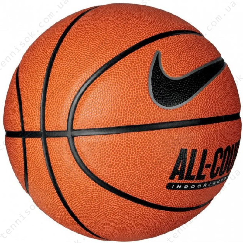 М'яч баскетбольний Nike Everyday All Court 8P Deflated Amber/Black/Metallic Silver/Black