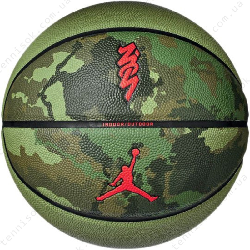 Мяч баскетбольный Nike Jordan All Court 8P Z. Williamson Deflated Asparagus/Black/Uni