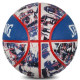 Мяч баскетбольный  Spalding Graffiti Blue Red 84377Z
