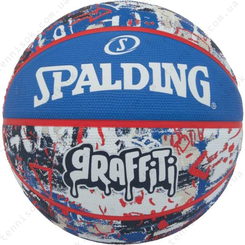 Мяч баскетбольный  Spalding Graffiti Blue Red 84377Z