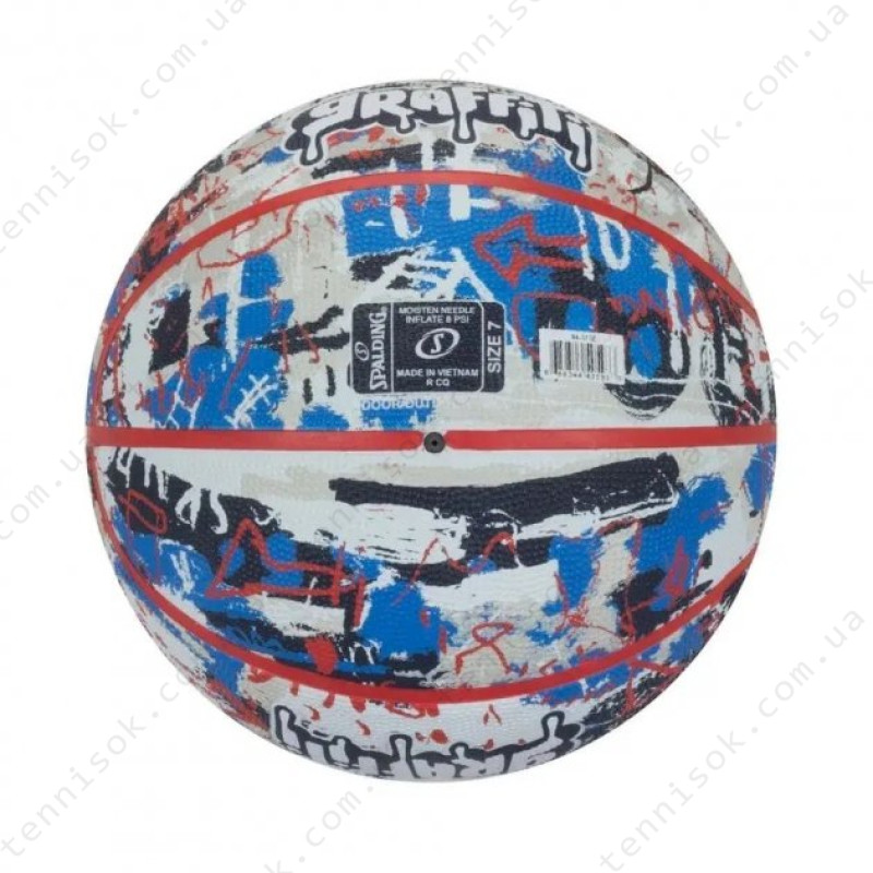Мяч баскетбольный  Spalding Graffiti Blue Red 84377Z