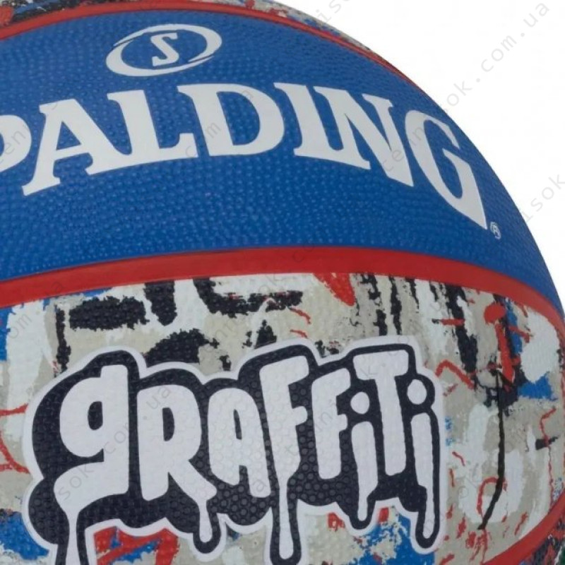 Мяч баскетбольный  Spalding Graffiti Blue Red 84377Z