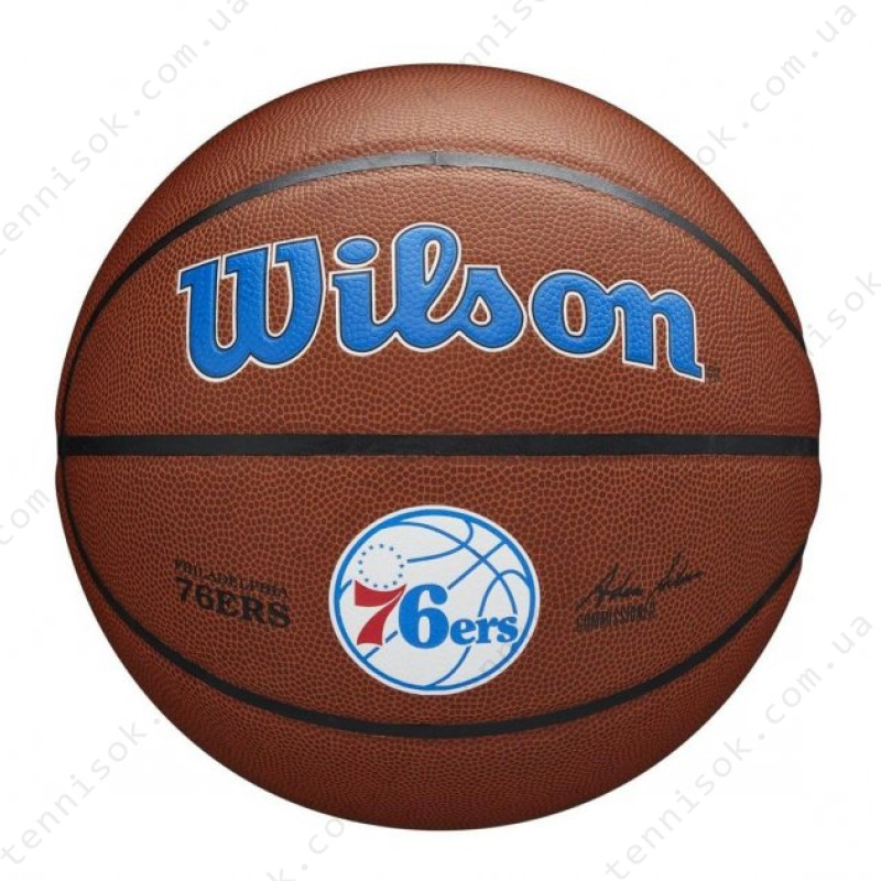 Мяч баскетбольный Wilson NBA Team Alliance BSKT PHI 76ERS 295