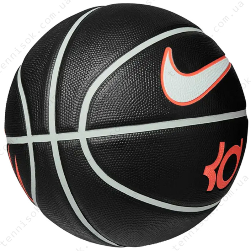 М'яч баскетбольний Nike KD Playground 8p Durant Black/Barely Green/Turf Orange/Barely Green