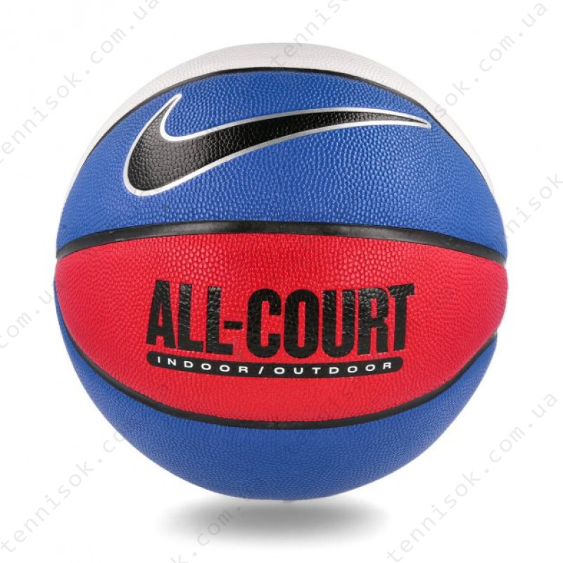 Мяч баскетбольный Nike Everyday All Court 8P Deflated Game Royal/Black/Metallic Silver/Black