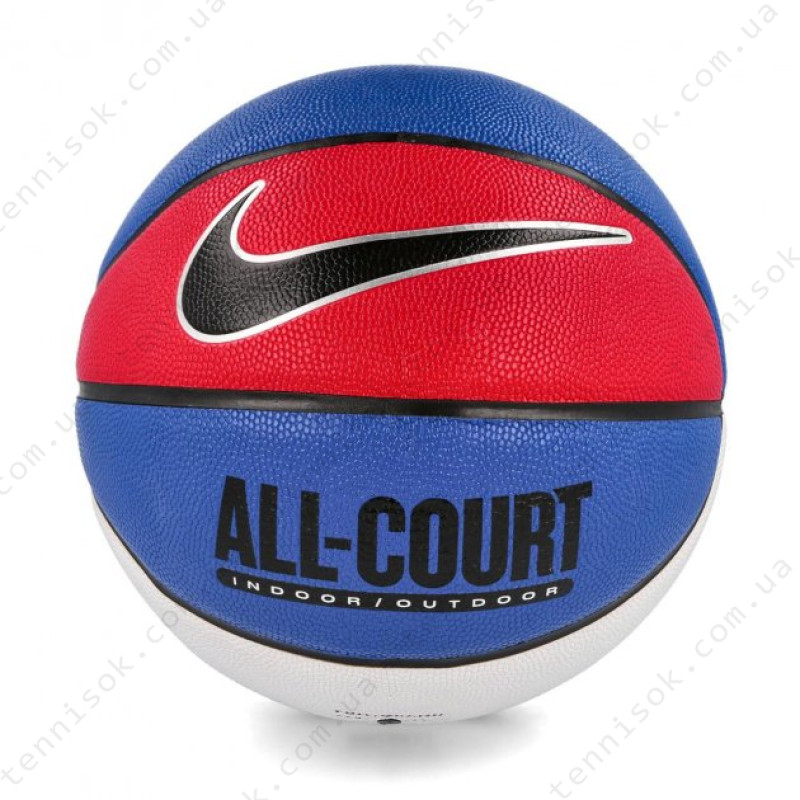 Мяч баскетбольный Nike Everyday All Court 8P Deflated Game Royal/Black/Metallic Silver/Black