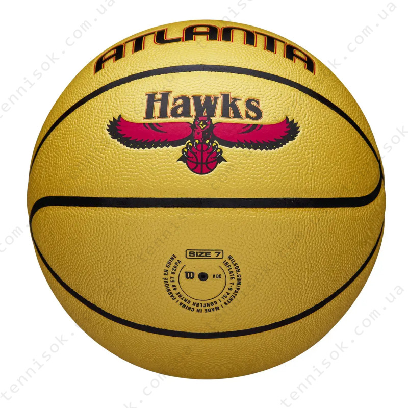 М'яч баскетбольний Wilson NBA Team City Collector BSKT Atlanta Hawks