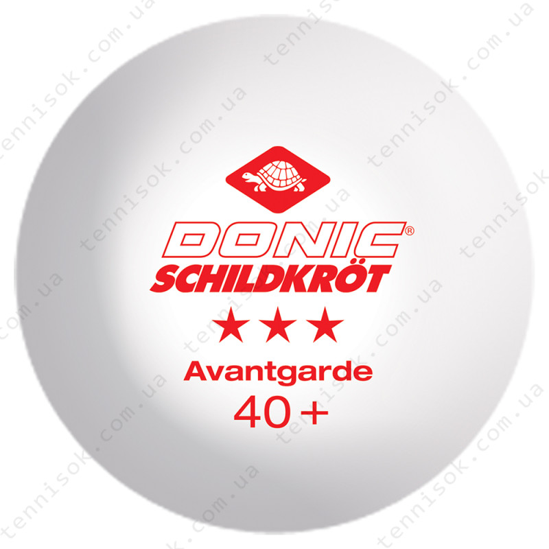 Шарики Donic Avantgarde 3* 40+ White 6pcs