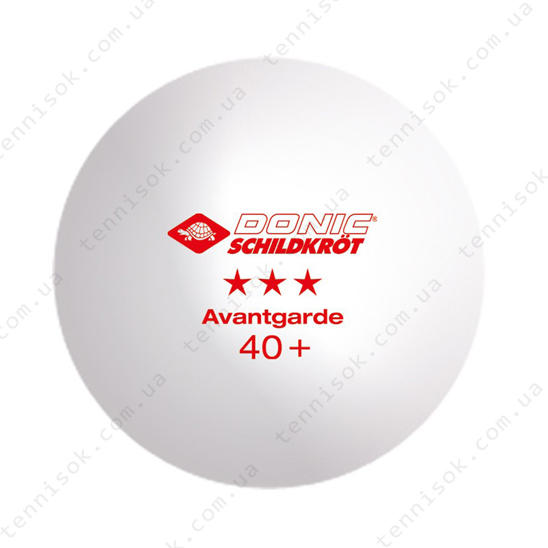 Кульки Donic Avantgarde 3* White 3pcs