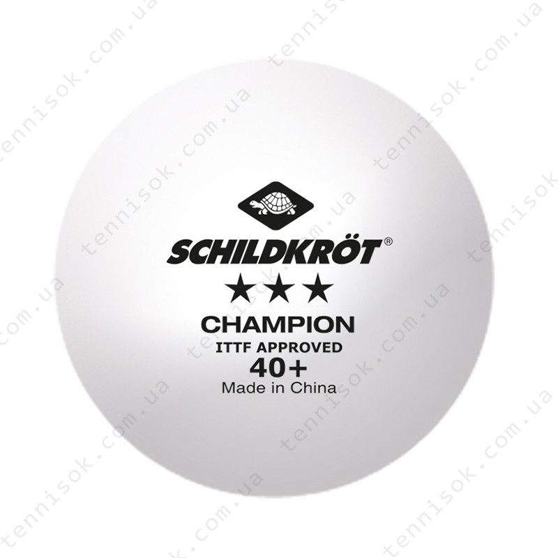 Шарики Donic Champion 40+ 3* White 3pcs