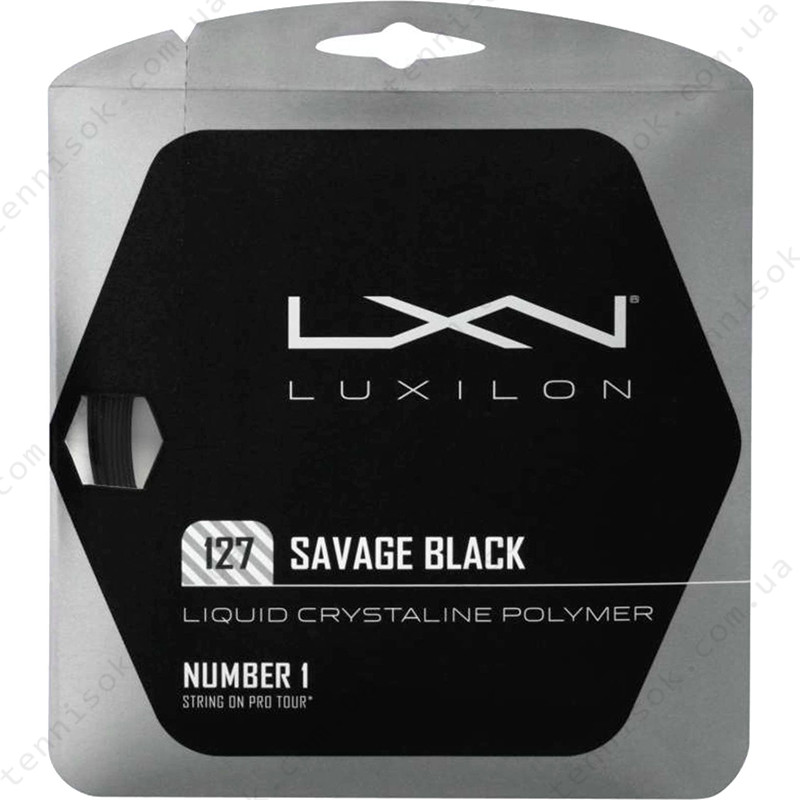 Теннисная струна Luxilon Savage Black 12.2m WRZ994300