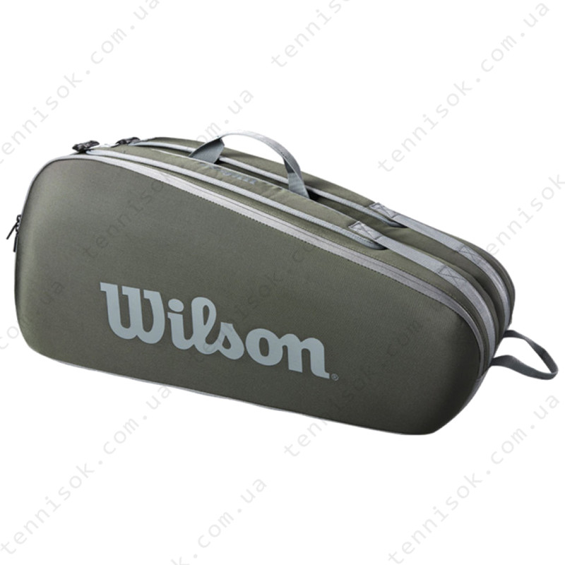 Теннисная сумка Wilson Tour Dark Green 6PK WR8022501001