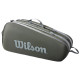 Теннисная сумка Wilson Tour Dark Green 6PK WR8022501001