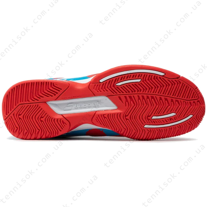 Тенісні кросівки Babolat Pulsion All Court Junior Tomato Red/Blue Aster 33S20482