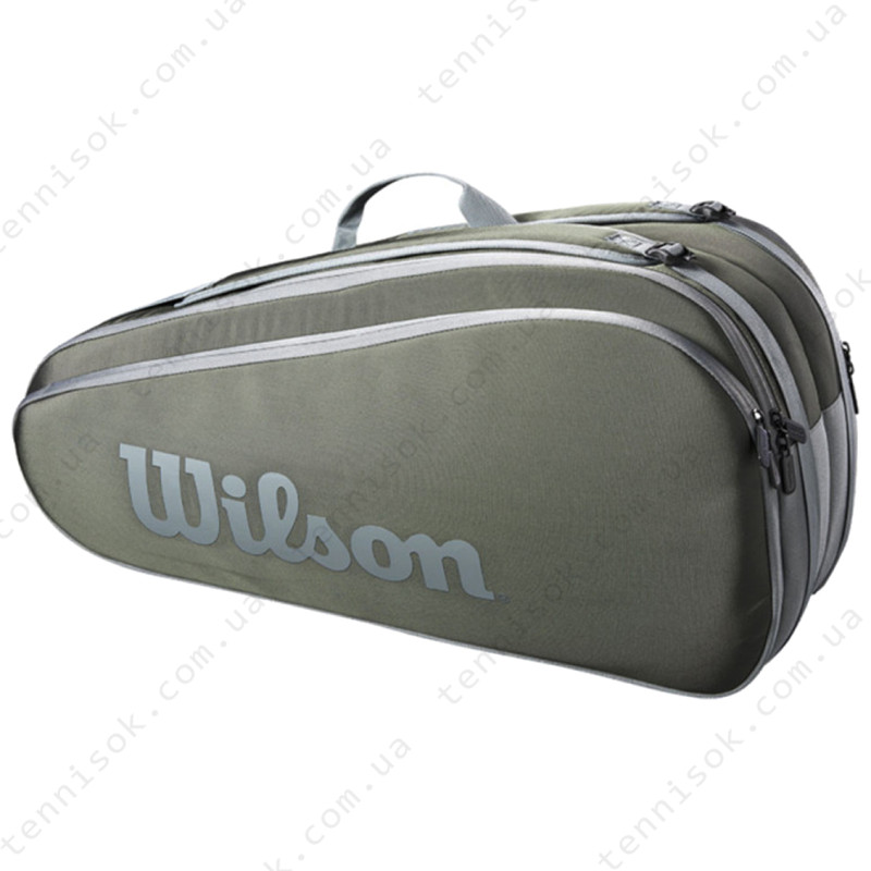 Теннисная сумка Wilson Tour Dark Green 6PK WR8022501001