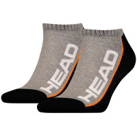 Носки Head Performance Stripe Sneaker 2P Grey/Black