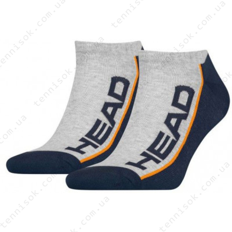 Шкарпетки Head Performance Stripe Sneaker 2P Grey / Blue