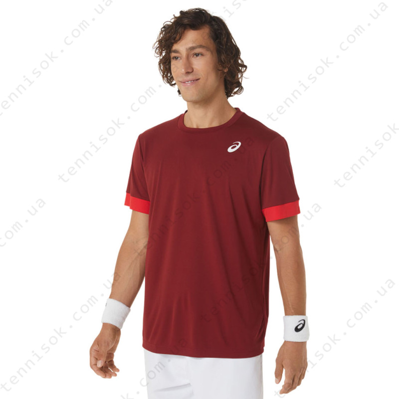  Asics Men Court Short Sleeve Top 2041A255-601