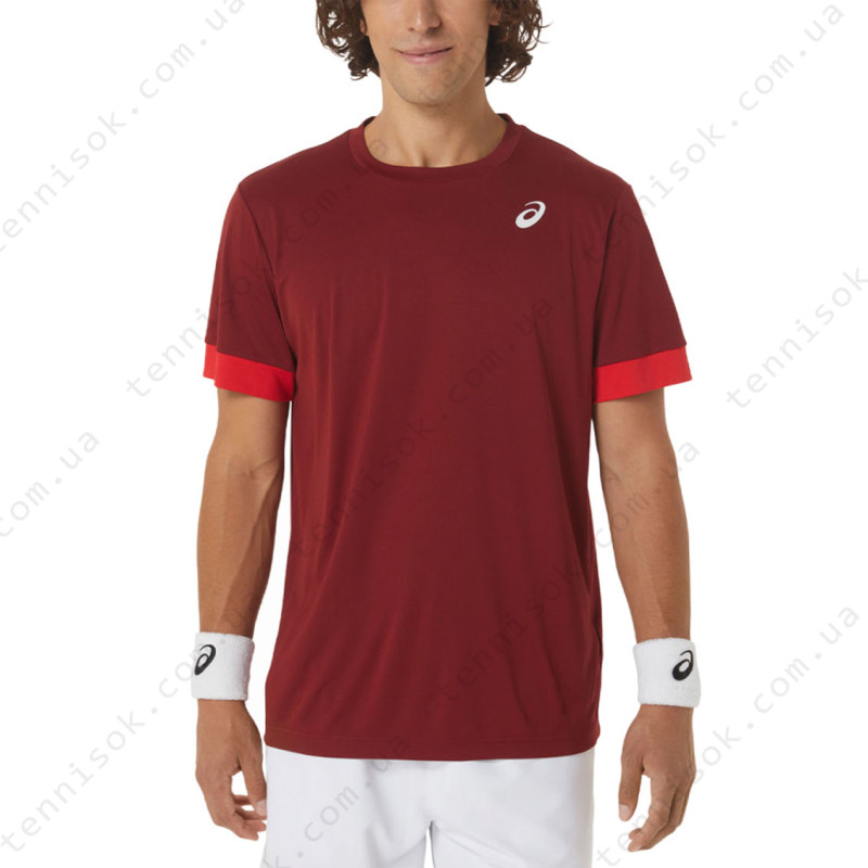  Asics Men Court Short Sleeve Top 2041A255-601