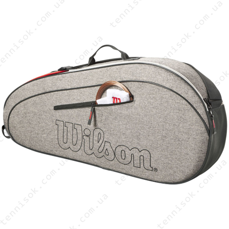 Теннисная сумка Wilson Team Heather Grey 3PK WR8022801001