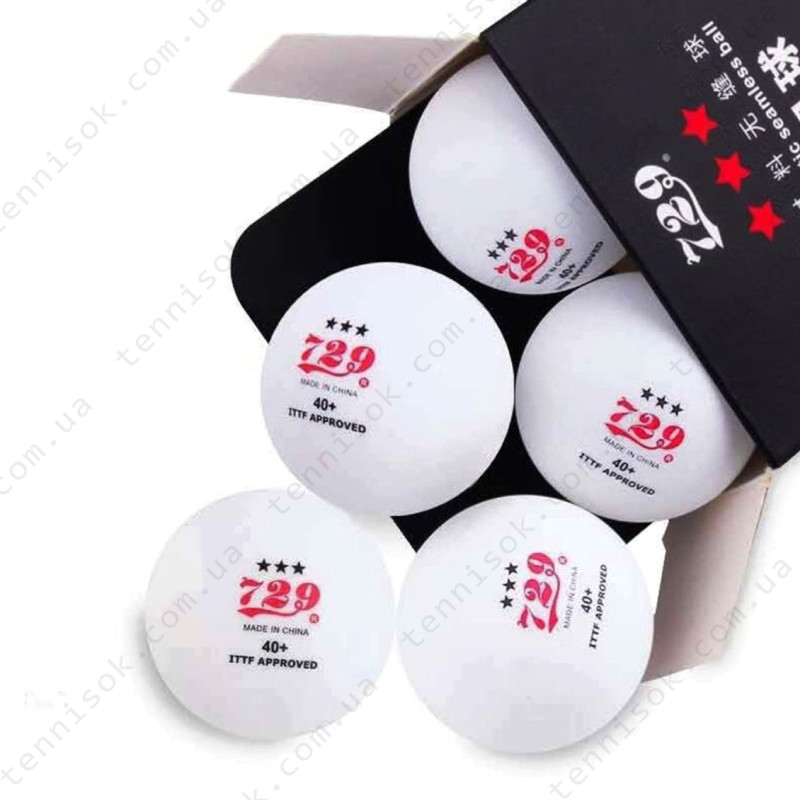 Шарики 729 ball 40+ 3*** National Edition Seamless 6pcs