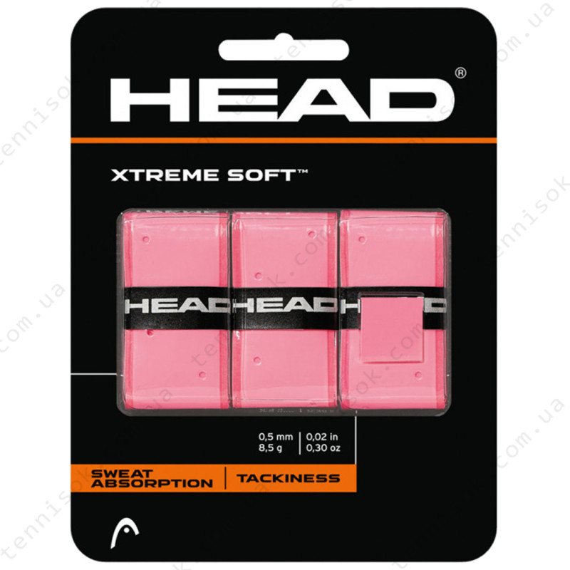 Обмотки Head XtremeSoft Grip Overwrap Pink 3pcs