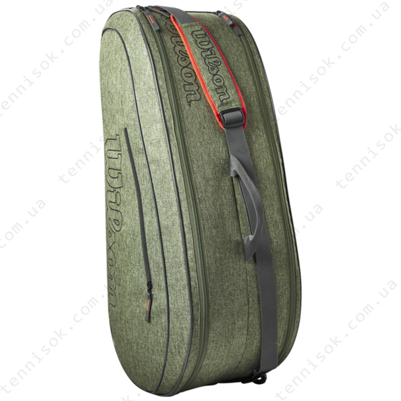 Тенісна сумка Wilson Team Heather Green 6PK WR8022701001