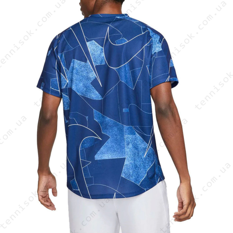  Футболка Nike Court Dri-Fit Victory Men's Printed Tennis Top DD8333-455
