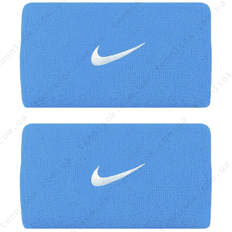 Напульсники Nike Swoosh Double Wide Wristband Blue N0001586449OS