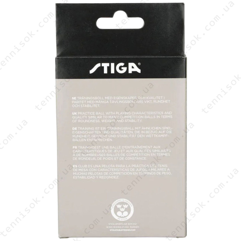 Шарики Stiga Training 40+ ABS 6-pack