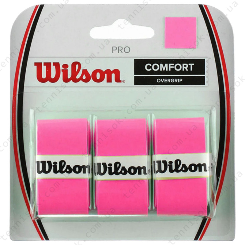 Обмотки Wilson Pro Overgrip Pink 3psc WRZ4014PK