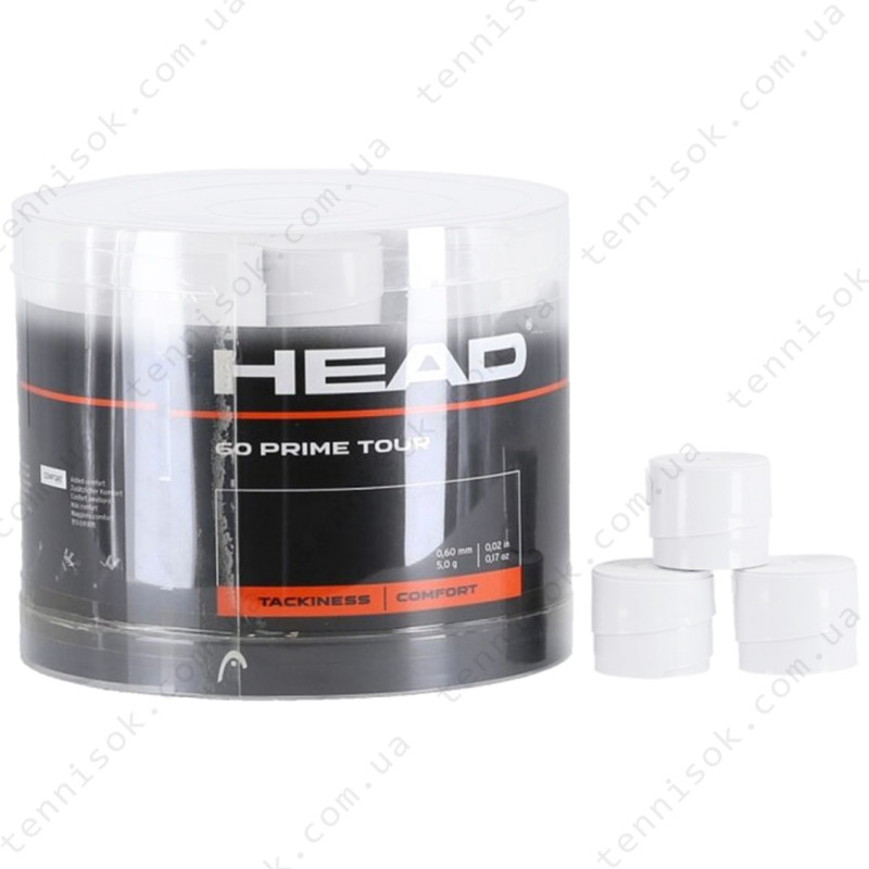 Обмотки Head Prime Tour Overgrip WH 1pcs