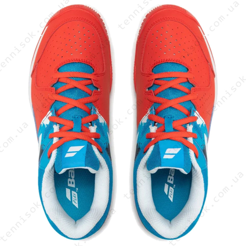 Тенісні кросівки Babolat Pulsion All Court Junior Tomato Red/Blue Aster 33S20482
