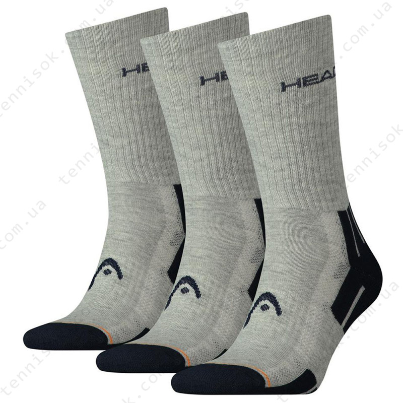 Носки Head Performance Crew 3P Blue/Grey