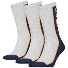 Носки Head Performance Crew 3P Blue/Grey/Orange