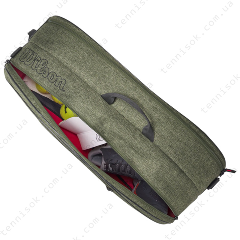 Тенісна сумка Wilson Team Heather Green 6PK WR8022701001