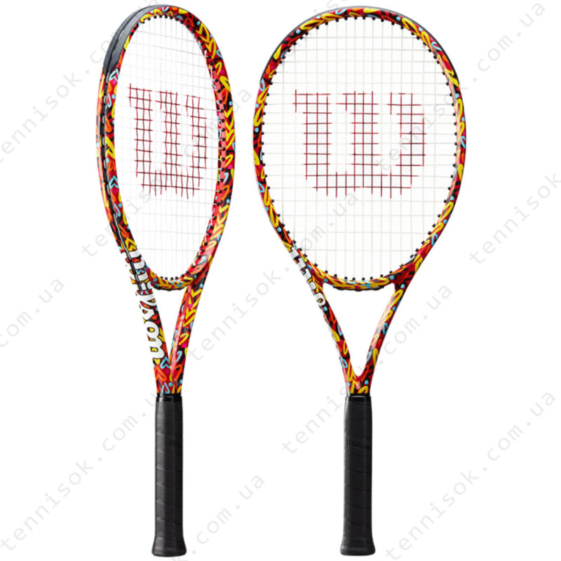 Теннисная ракетка Wilson Clash 100 V2 Britto Hearts WR128210