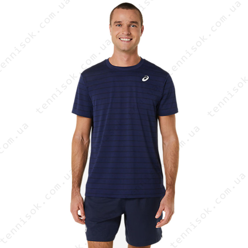  Asics Men Court Stripe SS Top 2041A257-400
