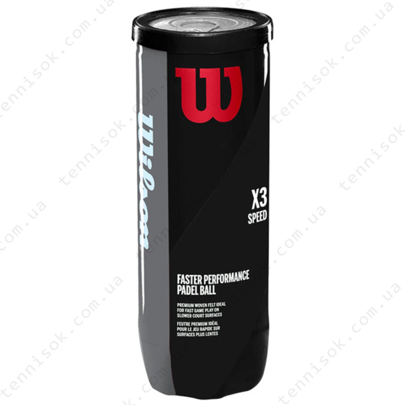 Теннисные мячи Wilson X3 Speed ​​Padel