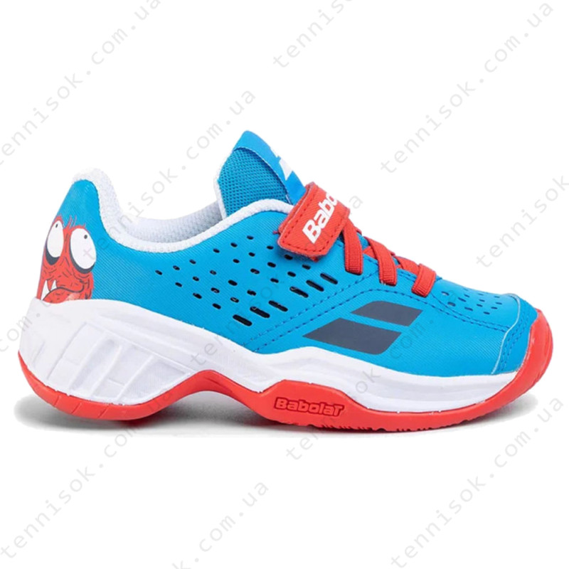 Теннисные кроссовки Babolat Pulsion All Court Kid 32S20518 Tomato Red/Blue Aster