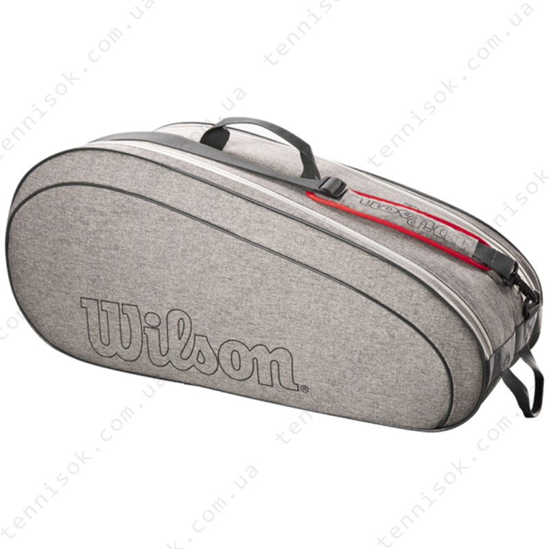 Теннисная сумка Wilson Team Heather Grey 6PK WR8022601001