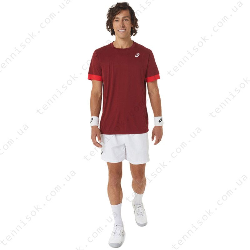  Asics Men Court Short Sleeve Top 2041A255-601