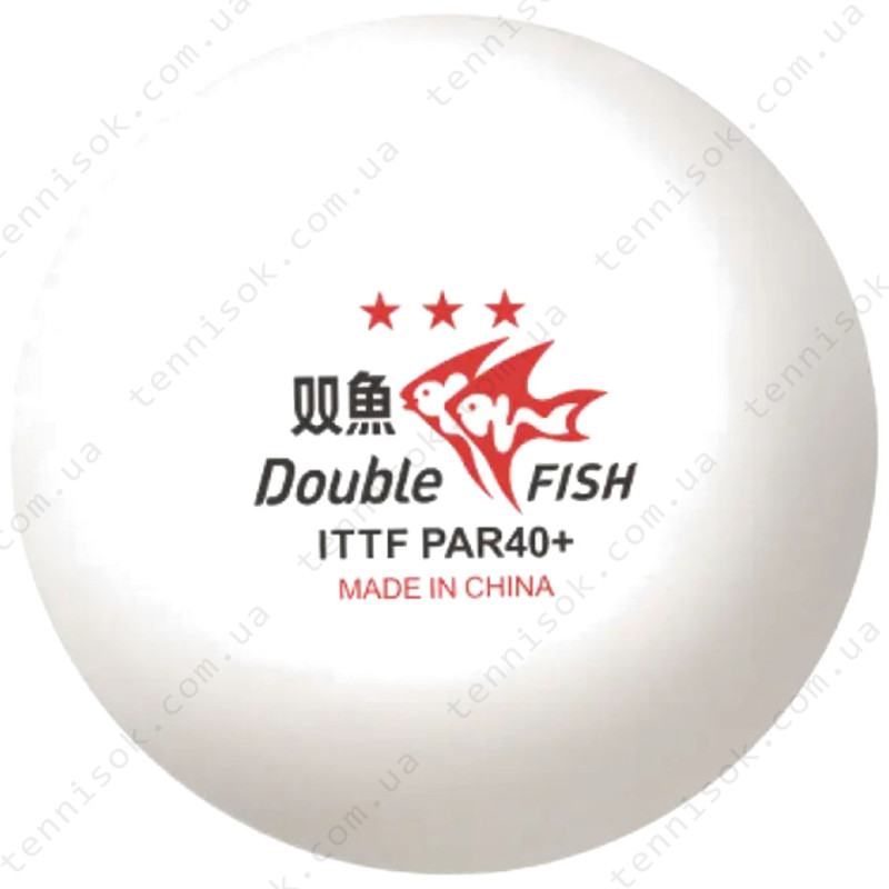 Шарики Double Fish PAR40+ 3*** ITTF 1pcs