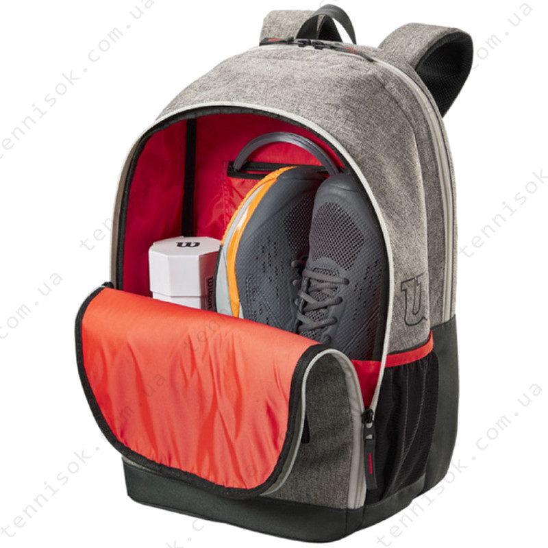 Теннисная сумка Wilson Team Heather Grey Backpack WR8023101001