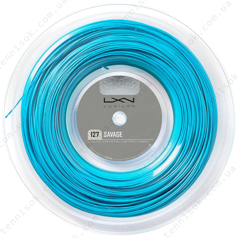 Теннисная струна Luxilon Savage Blue 200m WRZ902320