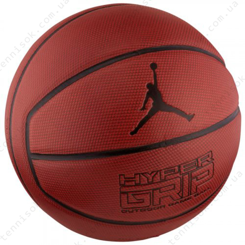 М'яч баскетбольний Nike Jordan Hyper Grip 4P Dark Amber/Black/Metallic