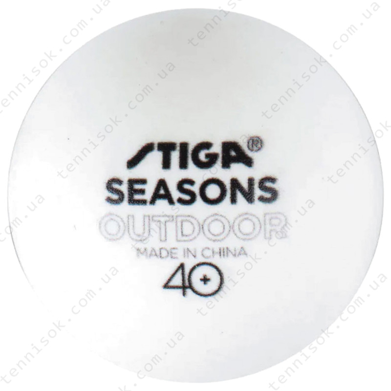 Шарики Stiga Seasons Outdoor 40+ABS Ball 6-pack